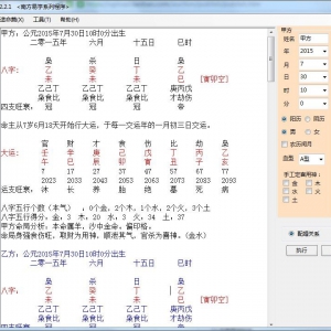 南方八字合婚软件电脑版