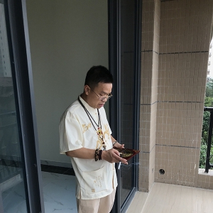 应佛山骆女士邀请为新房子堪测风水