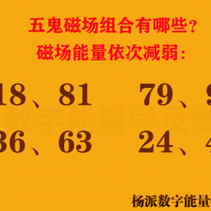 数字能量学手机号码之易用脑过度的号码有哪些？